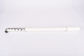 NOS REG #15 white frame bike pump in 470-520mm from the 1960s - 1980s
