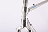 Silver anodized Alan Competition CX Cyclocross vintage aluminum frame set in 52.8 cm (c-t) 51 cm (c-c) from 1985 - defective