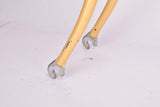 Yellow (Gold ish) Gazelle Champion Mondial A-Frame vintage steel road bike frame set in 62 cm (c-t) / 60 cm (c-c) with Reynolds 531 tubing and Campagnolo drop outs from 1979