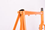 Vintage Orange Steel road bike frame in 56.0 cm (c-c) / 57.5 cm (c-t) Jacque Anquetil?