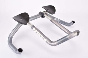 Profile (Design) Bullhorn Time Trail Handlebar in 42cm (c-c) and 26.0mm clamp size with adjustable Triathlon bars and elbow rest from the 1990s