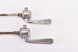 Shimano 600 #6100 / 600 EX Arabesque #6200 quick release set, front and rear Skewer for 100 / 126 mm from the 1970s - 1980s