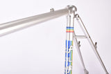Silver anodized Alan Competition CX Cyclocross vintage aluminum frame set in 52.8 cm (c-t) 51 cm (c-c) from 1985 - defective