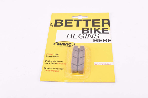NOS/NIB Mavic Carbon Fibre Rim Brake Pads for Campagnolo BR-SR500 fit (2 pcs) from the 2010s - 2020s