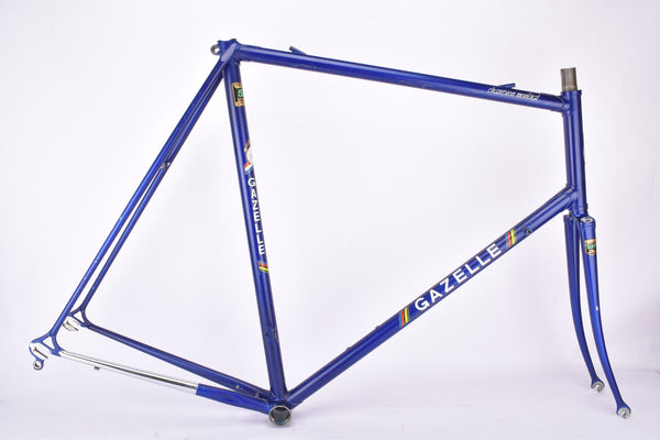 Blue Gazelle Champion Mondial AA-Special Frame vintage steel road bike frame set in 64 cm (c-t) / 62 cm (c-c) with Reynolds 531 tubing and Campagnolo dropouts from 1983 ~ 1984