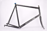 Diamond Black Metallic Cannondale R700 extra light and rigid  26" Triathlon / Time Trial aluminum bike frame set set in 66.5 cm (c-t) / 62 cm (c-c) from 1994 - defective!