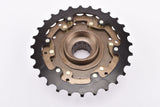NEW Shimano Tourney #MF-TZ500 7-speed freewheel with 14-28 teeth and english thread