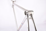 Silver anodized Alan Competition CX Cyclocross vintage aluminum frame set in 52.8 cm (c-t) 51 cm (c-c) from 1985 - defective