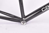 Diamond Black Metallic Cannondale R700 extra light and rigid  26" Triathlon / Time Trial aluminum bike frame set set in 66.5 cm (c-t) / 62 cm (c-c) from 1994 - defective!