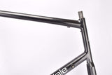 Diamond Black Metallic Cannondale R700 extra light and rigid  26" Triathlon / Time Trial aluminum bike frame set set in 66.5 cm (c-t) / 62 cm (c-c) from 1994 - defective!