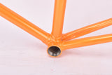Vintage Orange Steel road bike frame in 56.0 cm (c-c) / 57.5 cm (c-t) Jacque Anquetil?