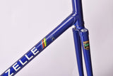Blue Gazelle Champion Mondial AA-Special Frame vintage steel road bike frame set in 64 cm (c-t) / 62 cm (c-c) with Reynolds 531 tubing and Campagnolo dropouts from 1983 ~ 1984