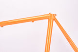 Vintage Orange Steel road bike frame in 56.0 cm (c-c) / 57.5 cm (c-t) Jacque Anquetil?