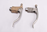Universal Mod. 51 half opened back pointy end Fausto Coppi Style non aero Brake Lever Set from the 1950s