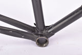 Mat Black Gazelle Champion Mondial "AA-Frame"  vintage steel road bike frame set in 62 cm (c-t) / 60 cm (c-c) with Reynolds 531 tubing and Campagnolo dropouts from the late 1970s / early 1980s