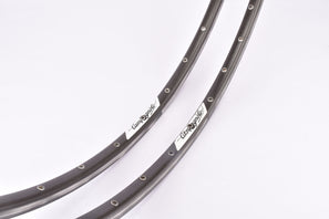Campagnolo Omega 19 Hardox Clincher Rim Set in 28" / 622x13mm (700-13C)  with 32 and 36 holes from the 1990s