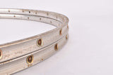 NOS Polished Mavic Monthlery Pro tubular rim Set in 28" with 28 holes from the 1970s - 1980s