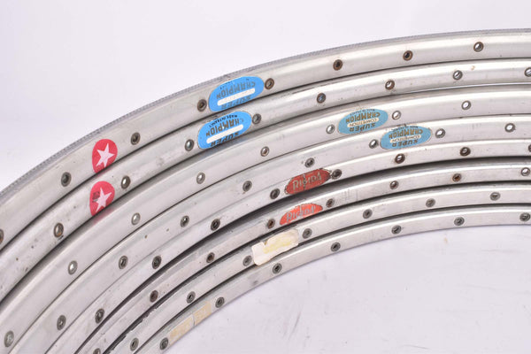 Bunch of vintage Super Champion and Rigida road bike Rims (4 pairs) in 622mm / 28" (700C)  from the 1970s and 1980s