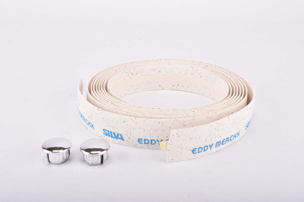 NOS White Eddy Merckx branded Silva Cork handlebar tape