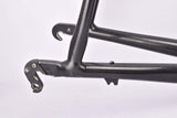 Diamond Black Metallic Cannondale R700 extra light and rigid  26" Triathlon / Time Trial aluminum bike frame set set in 66.5 cm (c-t) / 62 cm (c-c) from 1994 - defective!