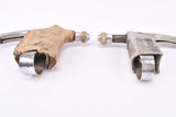 Universal Mod. 51 half opened back pointy end Fausto Coppi Style non aero Brake Lever Set from the 1950s