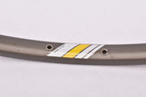 NOS dark anodized Campagnolo Omega Strada Hardox tubular single rim in 28" with 36 holes from the 1980s