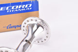 NOS / NIB Campagnolo Record Titanium #HB-30RE front Hub with 36 holes from 1997 / 1998