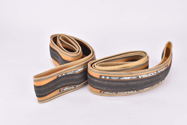 Vittoria Corsa G+ 4C foldable clincher Tire Set in 28-622mm (28" / 700x28C) from the 2000s