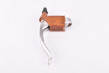 NOS Universal mod. 51 (or 61 / 68?) half opened pointy end Fausto coppi style non-aero singel Brake Lever with brown hood