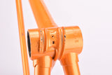 Vintage Orange Steel road bike frame in 56.0 cm (c-c) / 57.5 cm (c-t) Jacque Anquetil?