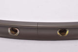 NOS dark anodized Campagnolo Omega Strada Hardox tubular single rim in 28" with 36 holes from the 1980s