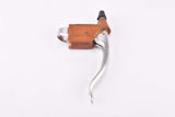 NOS Universal mod. 51 (or 61 / 68?) half opened pointy end Fausto coppi style non-aero singel Brake Lever with brown hood