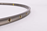 NOS dark anodized Campagnolo Omega Strada Hardox tubular single rim in 28" with 36 holes from the 1980s