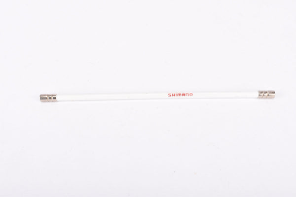 NOS white Shimano #WB-100 Outer Casing (Cable Housing) with Both Caps in 170mm lenght from the 1970s - 80s
