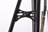 Mat Black Gazelle Champion Mondial "AA-Frame"  vintage steel road bike frame set in 62 cm (c-t) / 60 cm (c-c) with Reynolds 531 tubing and Campagnolo dropouts from the late 1970s / early 1980s