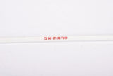 NOS white Shimano #WB-100 Outer Casing (Cable Housing) with Both Caps in 170mm lenght from the 1970s - 80s