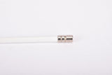NOS white Shimano #WB-100 Outer Casing (Cable Housing) with Both Caps in 170mm lenght from the 1970s - 80s