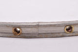 NOS Polished Mavic Monthlery Pro tubular single rim in 28" with 28 holes from the 1970s - 1980s