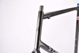 Diamond Black Metallic Cannondale R700 extra light and rigid  26" Triathlon / Time Trial aluminum bike frame set set in 66.5 cm (c-t) / 62 cm (c-c) from 1994 - defective!