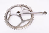Nervalux 3-arm cottered chrome steel crank set with Cyclo Chainring (50/47 teeth) in 170 mm from the 1960s - 1970s