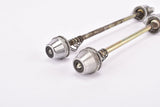 Shimano 600 #6100 / 600 EX Arabesque #6200 quick release set, front and rear Skewer for 100 / 126 mm from the 1970s - 1980s
