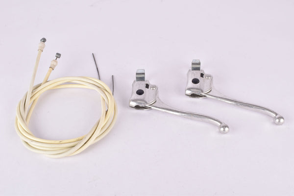 NOS Weinmann AG #139 City / Touring Brake lever set with white cables from the 1980s