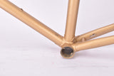 Champagne Golden brown Gazelle Champion Mondial AA-Special Frame vintage steel road bike frame set in 62 cm (c-t) / 60 cm (c-c) with Reynolds 531c tubing and Campagnolo dropouts from 1982