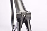 Diamond Black Metallic Cannondale R700 extra light and rigid  26" Triathlon / Time Trial aluminum bike frame set set in 66.5 cm (c-t) / 62 cm (c-c) from 1994 - defective!