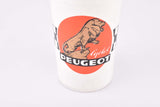 NOS Cycles Peugeot labled white (vintage) water bottle produced by Specialtes TA