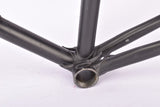 Mat Black Gazelle Champion Mondial "AA-Frame"  vintage steel road bike frame set in 62 cm (c-t) / 60 cm (c-c) with Reynolds 531 tubing and Campagnolo dropouts from the late 1970s / early 1980s