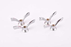 NOS Huret Luxe Wing Nut set for front and rear Hubs from the 1950s - 1970s