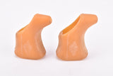 NEW Campagnolo Record / Super Record natural para brown brake lever rubber Hood with world logo #2039 from the 1960s /1970s - 1980s