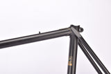 Mat Black Gazelle Champion Mondial "AA-Frame"  vintage steel road bike frame set in 62 cm (c-t) / 60 cm (c-c) with Reynolds 531 tubing and Campagnolo dropouts from the late 1970s / early 1980s