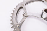 Nervalux 3-arm cottered chrome steel crank set with Cyclo Chainring (50/47 teeth) in 170 mm from the 1960s - 1970s